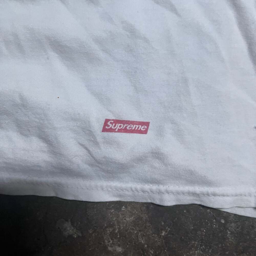 Supreme Hanes ComfortSoft White Short Sleeve T-Shirt Size M